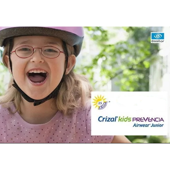 2 db Essilor 1,59 Airwear Crizal Kids Prevencia Monitorszűrős szemüveglencse